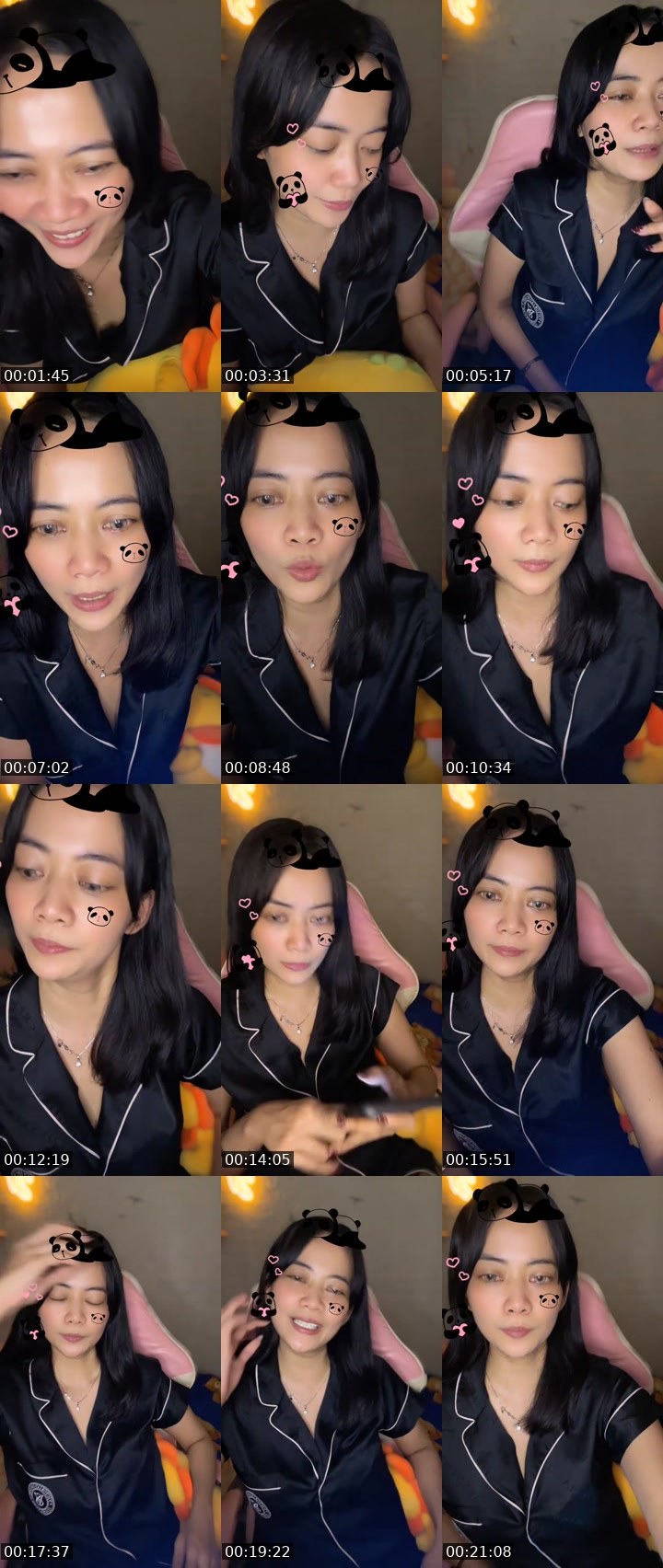 Contact-sheet preview of ᴸᵐ Chika ˣ ᵐᵒᵒⁿ🌕✨'s MICO Live recording