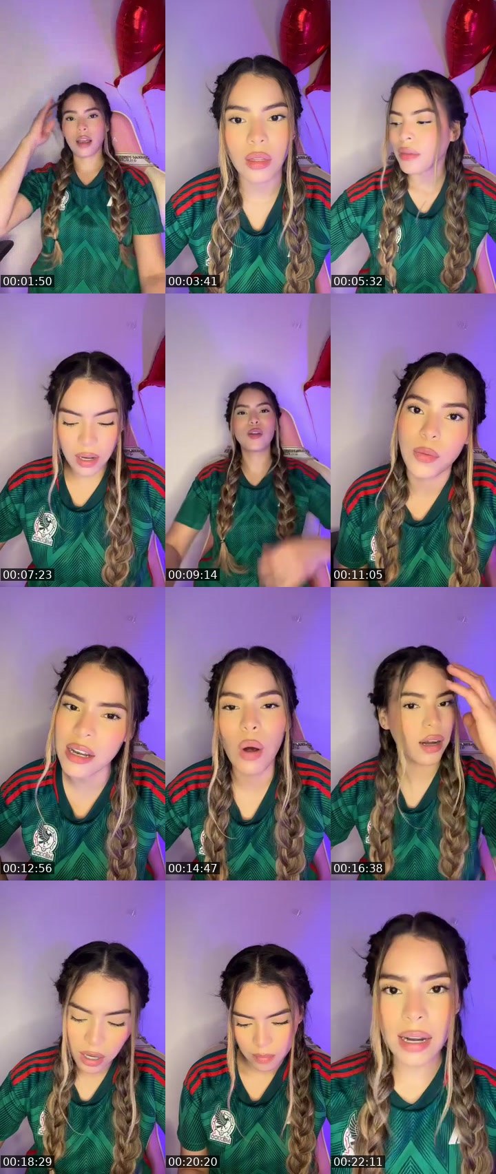 Contact-sheet preview of 🌸𝓓𝓪𝓷𝓲🌺ᴰᴳ's MICO Live recording