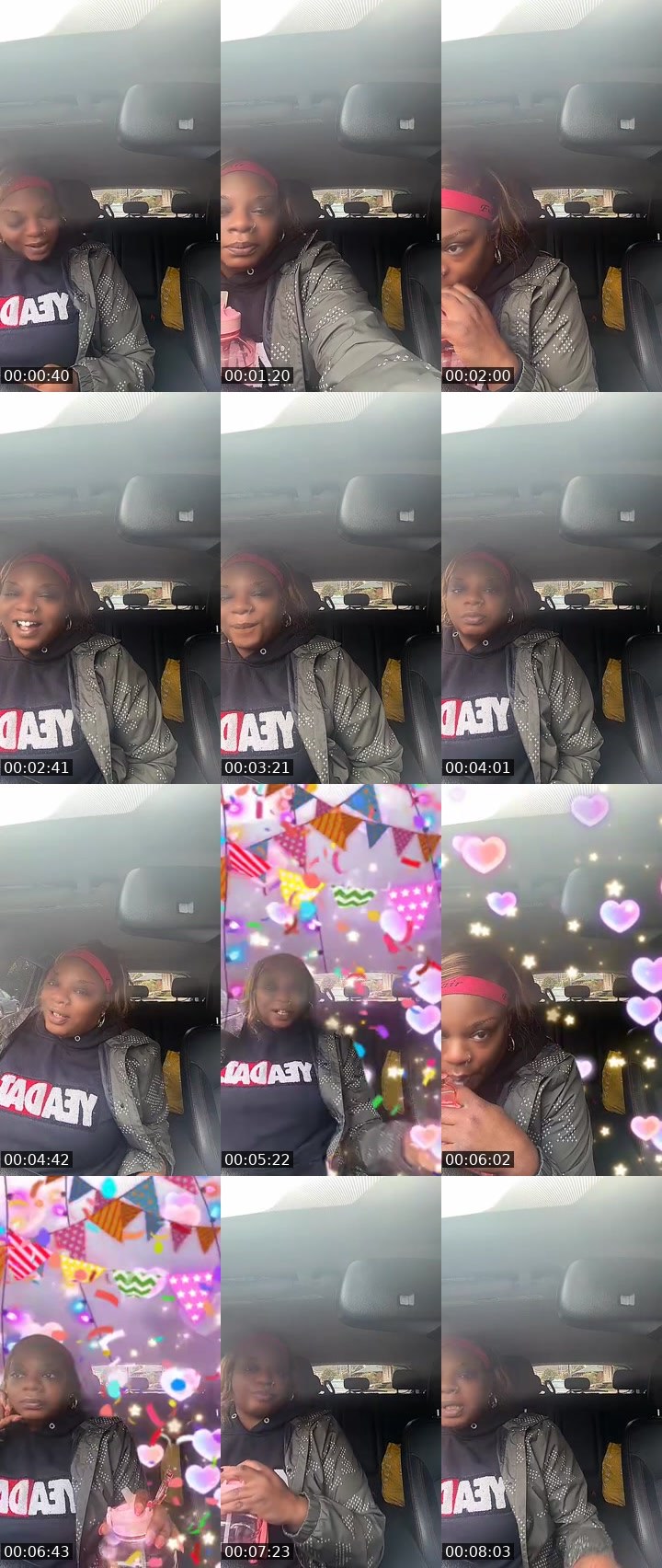 Contact-sheet preview of CEO BAMBI🌹💯✨(TGU)🔴's MICO Live recording