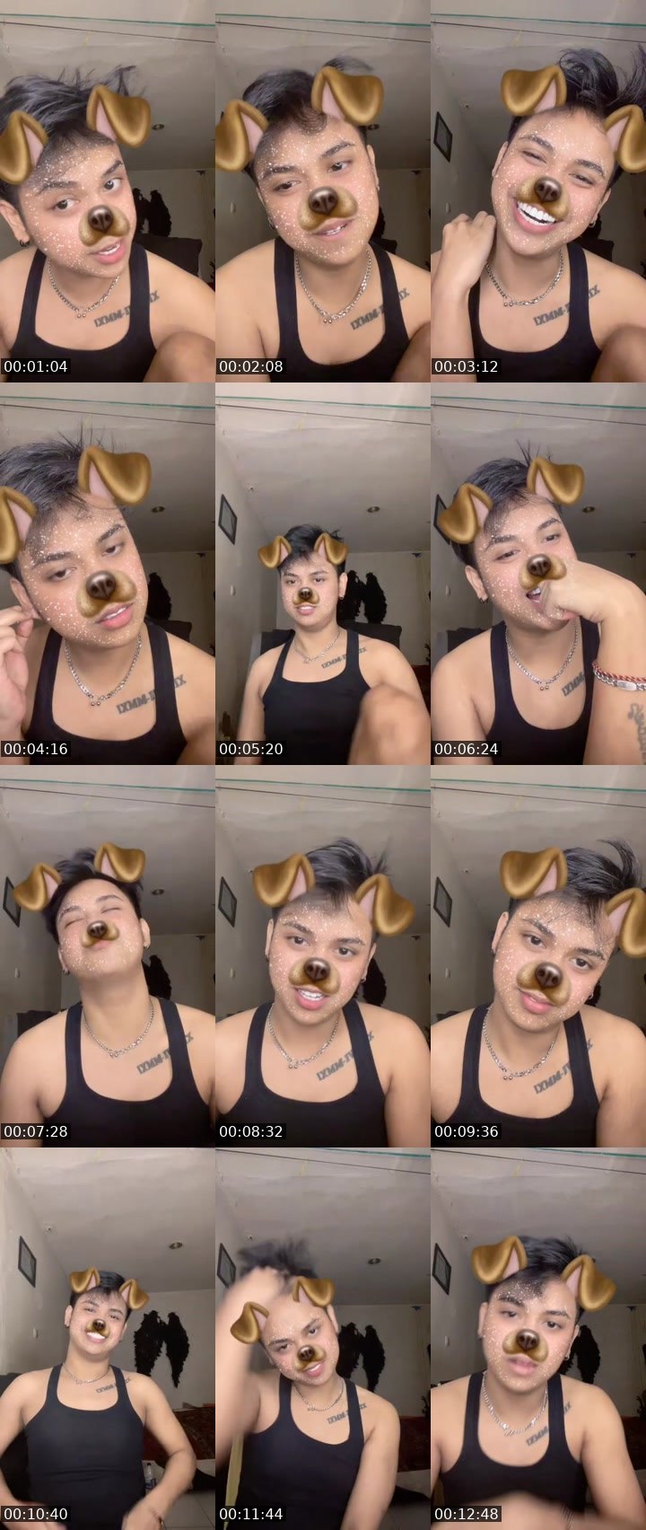 Contact-sheet preview of 🐯ᴄʜᴀɴᴅʜᴏɪᴇᴹᴱᴬᵂ 🥀 😈 💅🏻's MICO Live recording