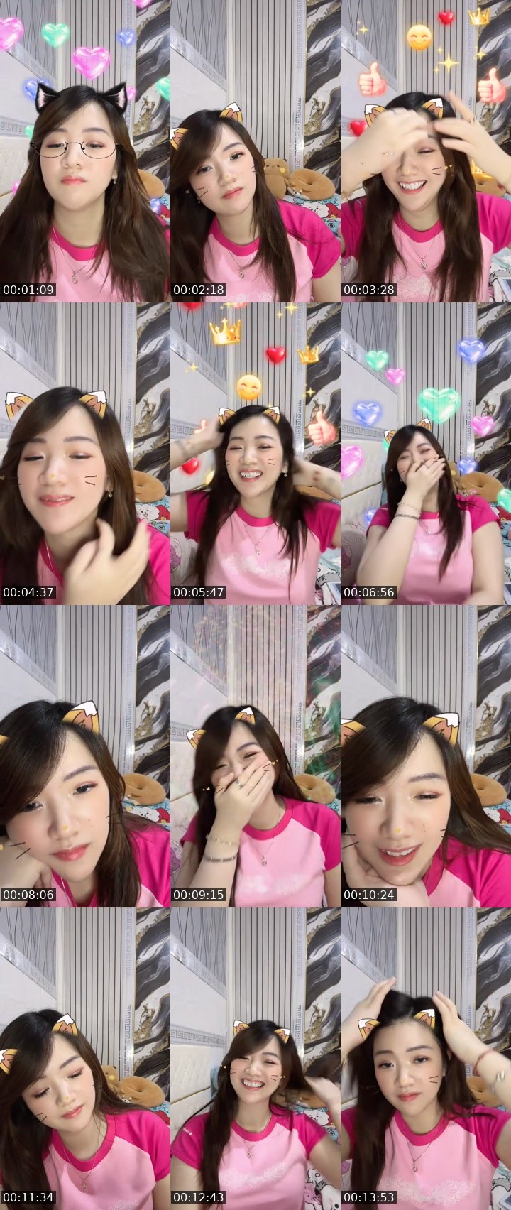 Contact-sheet preview of Cheryzz❄️💎ᴱᴸᴵᵀᴱ's MICO Live recording