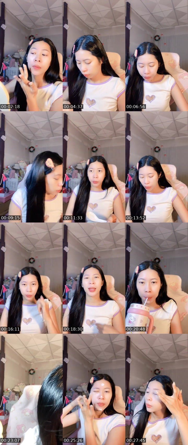 Contact-sheet preview of [Pink]  Pimmaji🐝 🎀's MICO Live recording