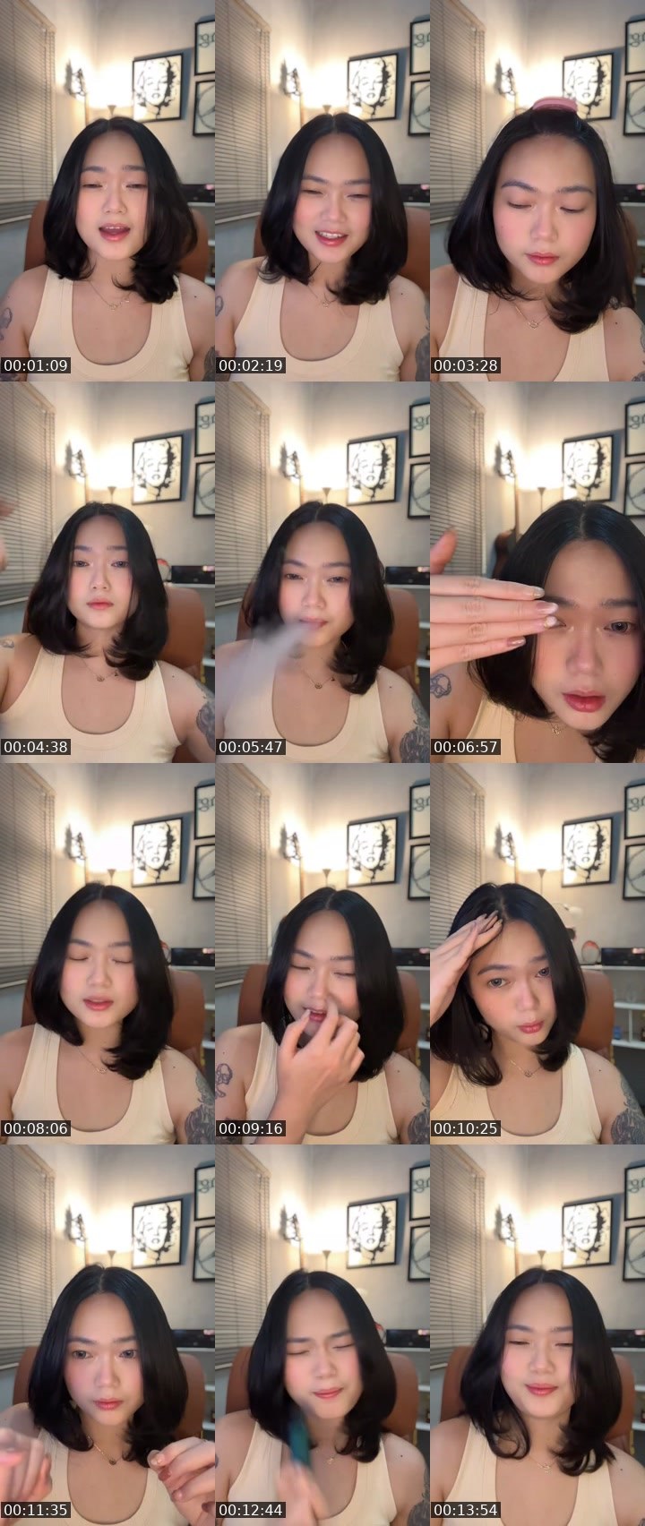 Contact-sheet preview of chelle's MICO Live recording