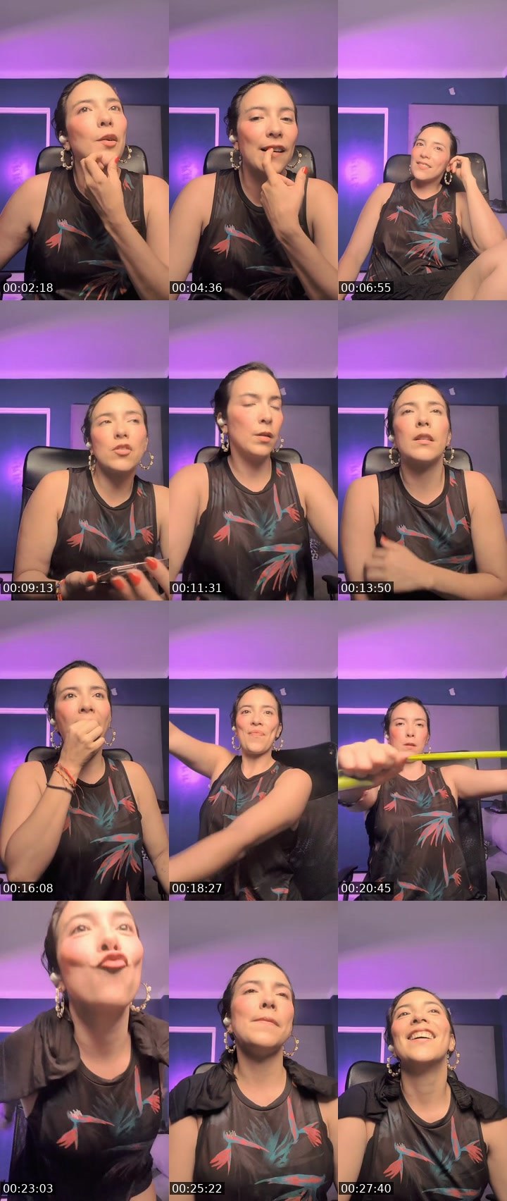 Contact-sheet preview of Liceth💃_🐑🐺🎭's MICO Live recording