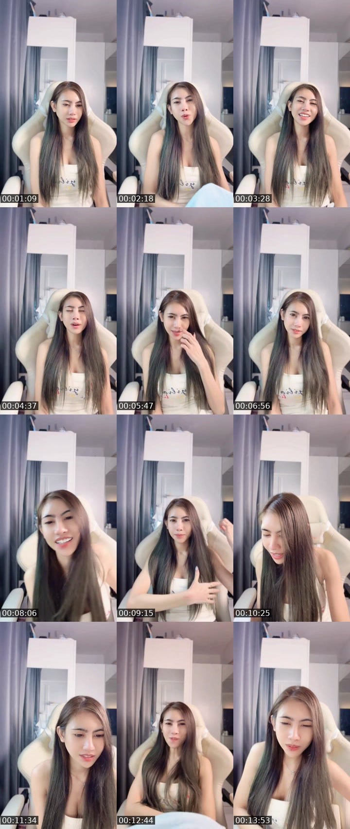 Contact-sheet preview of [🧋] milktea New vj Miew🦋✨'s MICO Live recording