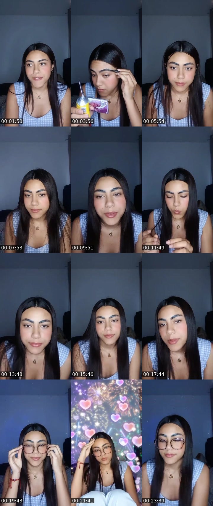 Contact-sheet preview of 500k 𝐼𝑣𝑎🎀Ⓓ💫ᴹᵃᵍ's MICO Live recording