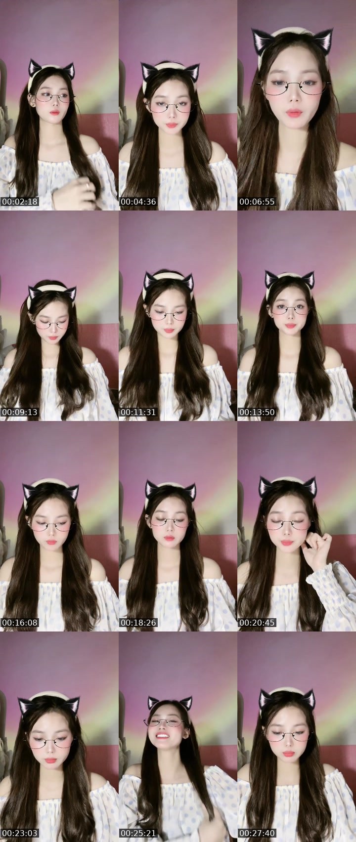 Contact-sheet preview of [🪷] Ღ˚𐙚Mèo🎀's MICO Live recording