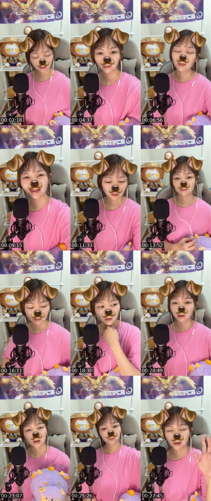 Contact-sheet preview of うにいくら🦓🥝's MICO Live recording
