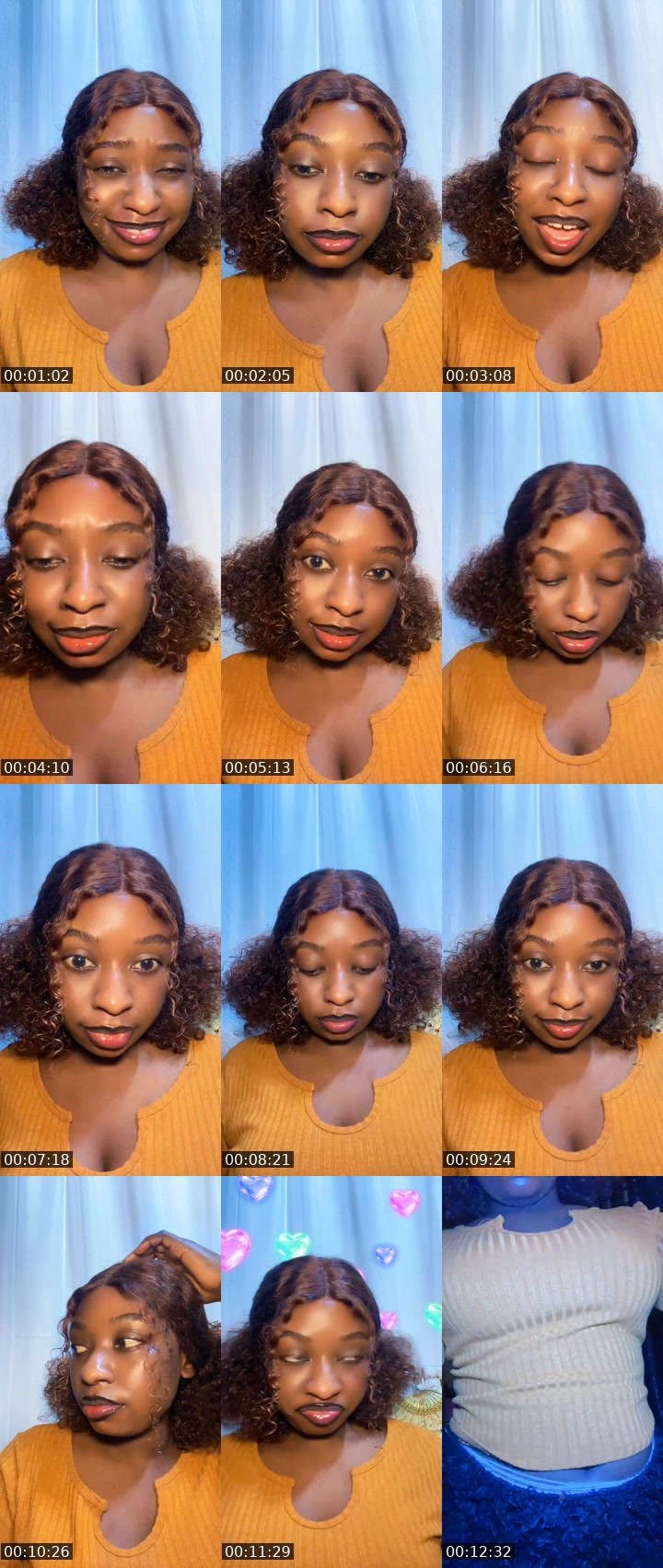 Contact-sheet preview of 🏹Khaleesi 1️⃣🆙's MICO Live recording