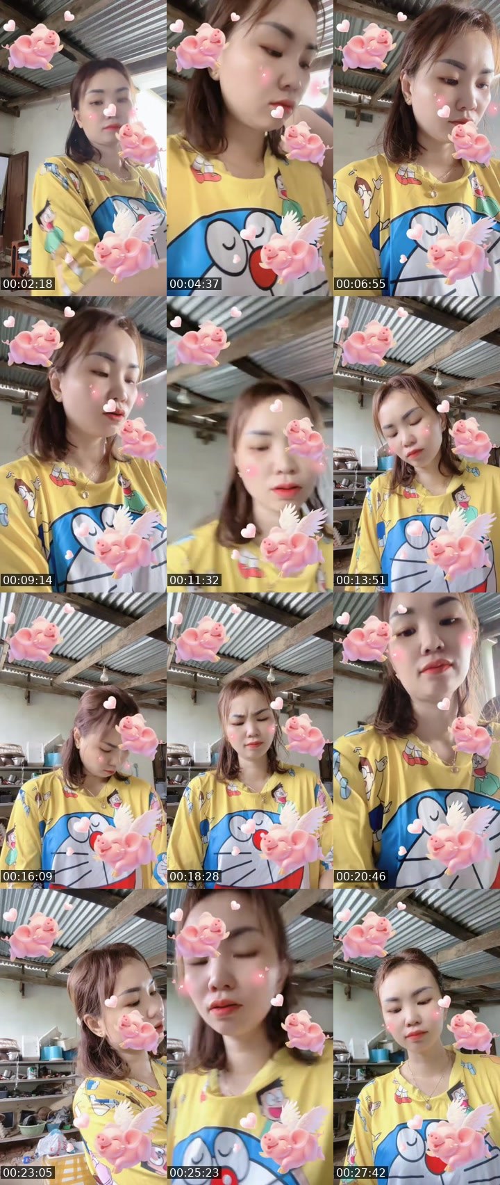 Contact-sheet preview of กันยาBRB New  vj's MICO Live recording