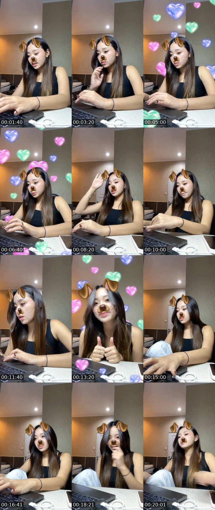 Contact-sheet preview of RC🚀 Bambie ♡ ⋆𐙚 ̊.'s MICO Live recording