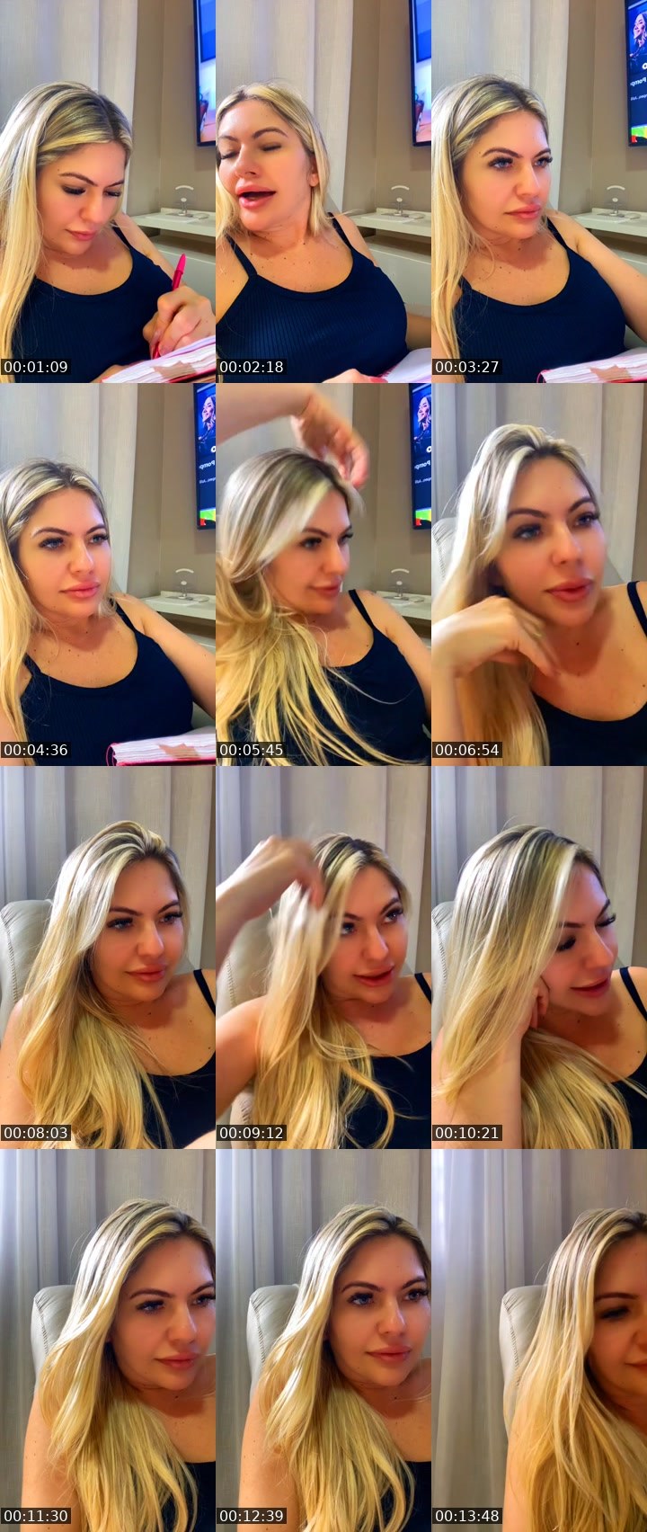 Contact-sheet preview of 🧸🦉Diva Barbie🤍🖤's MICO Live recording