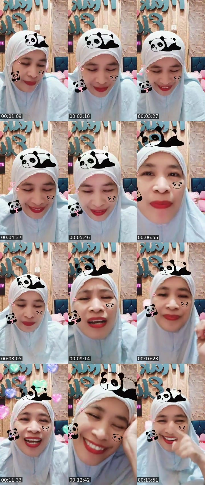 Contact-sheet preview of ༄.° 🥝Ma'Elisᴱᴸᴵᵀᴱ🏹💋👶🏻's MICO Live recording