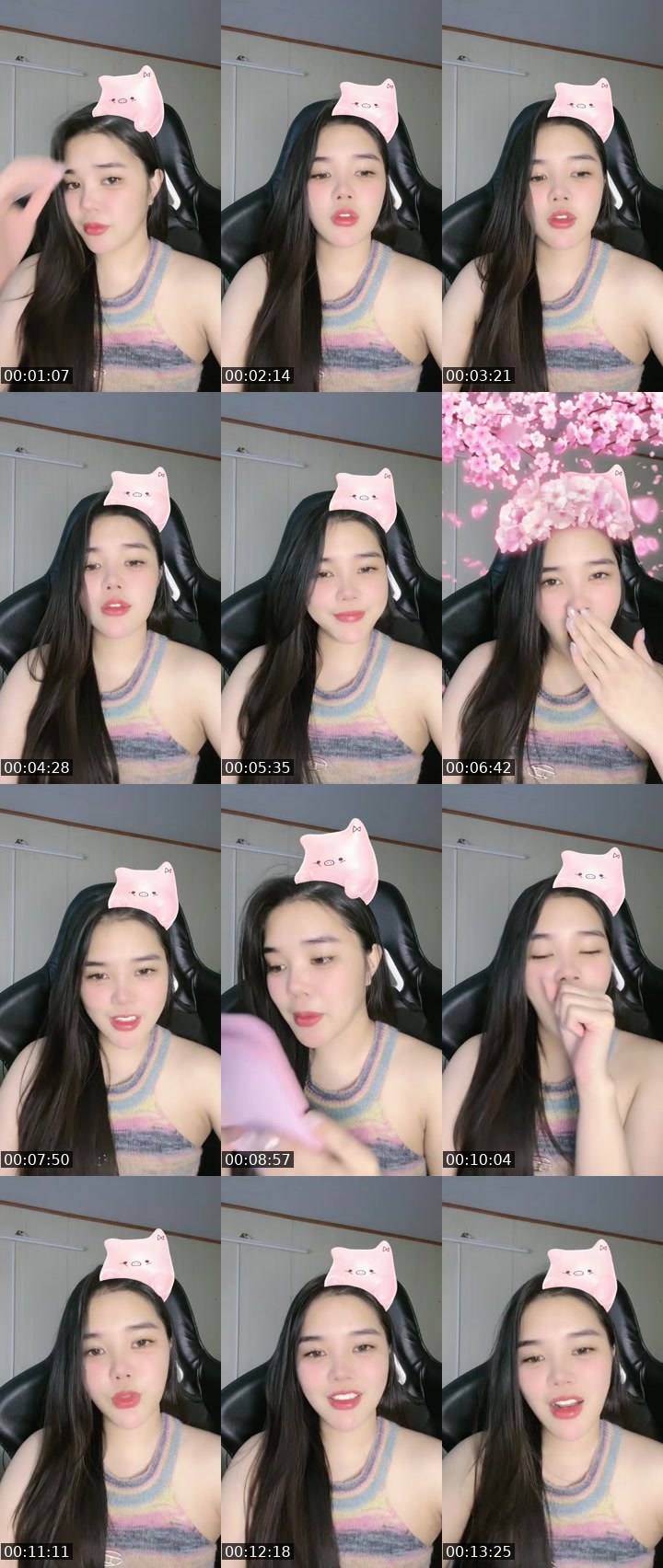 Contact-sheet preview of MiuMiu❣️-10k's MICO Live recording