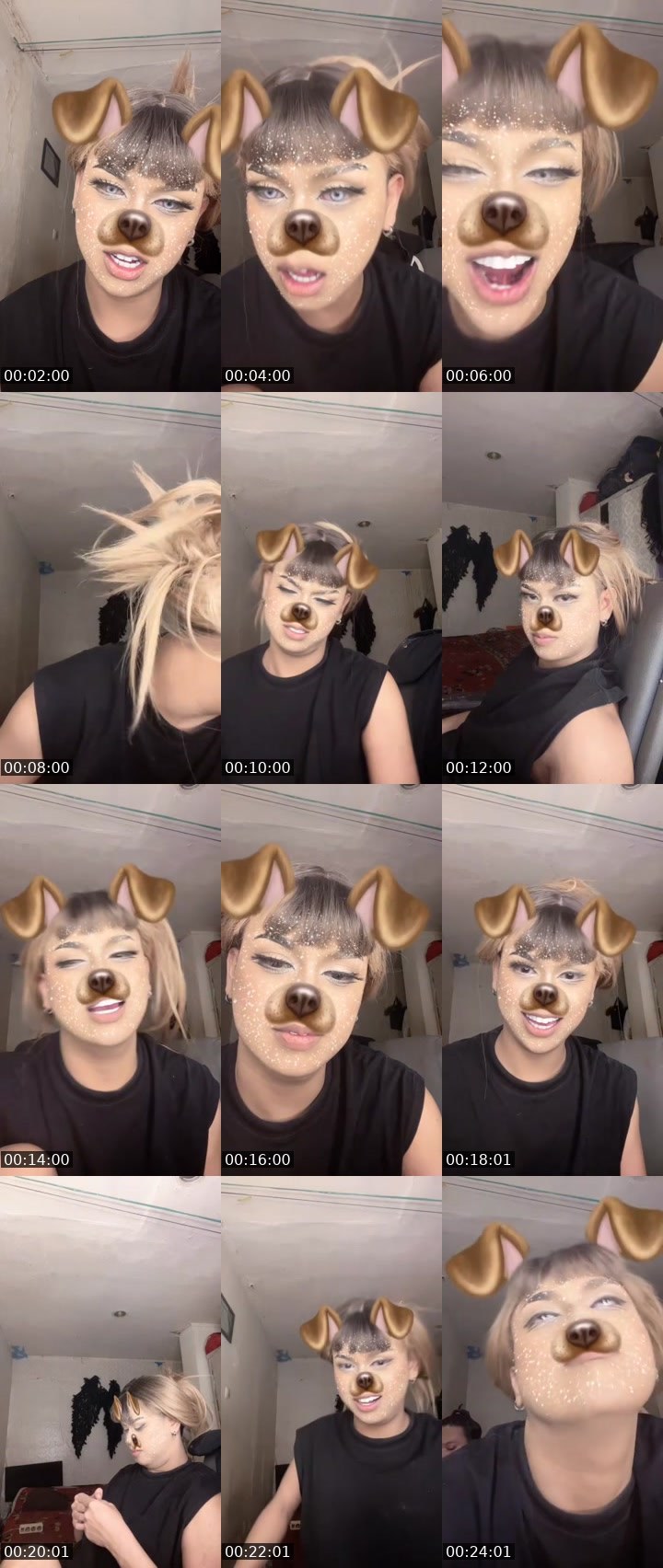 Contact-sheet preview of 🦁ᴄʜᴀɴᴅʜᴏɪᴇᴹᴱᴬᵂˣxᴀv 👁️‍🗨️😈's MICO Live recording