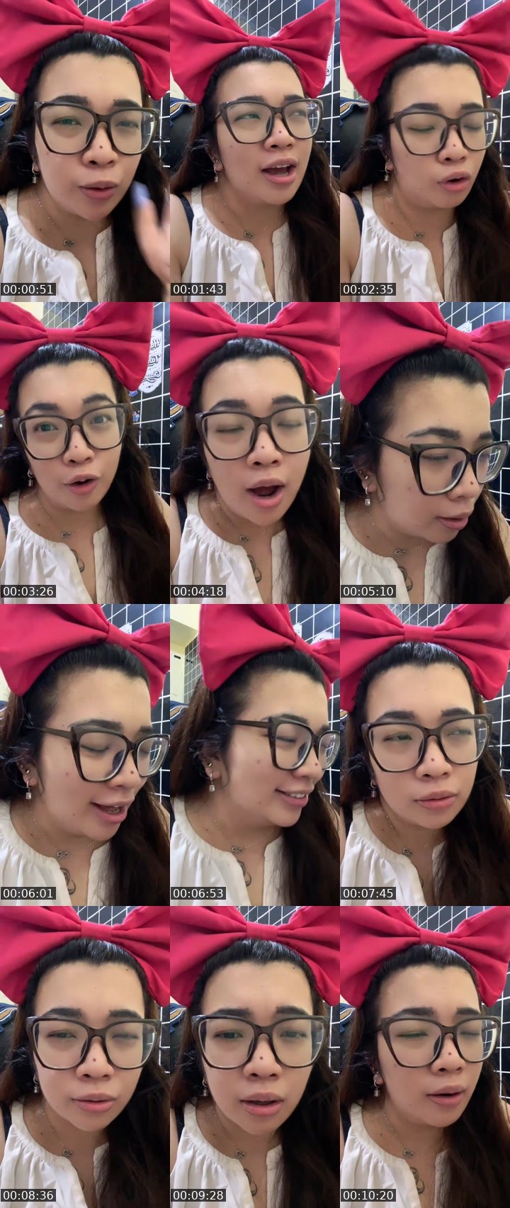 Contact-sheet preview of chacaaa ᴱᴸᴵᵀᴱ 🏹💙's MICO Live recording