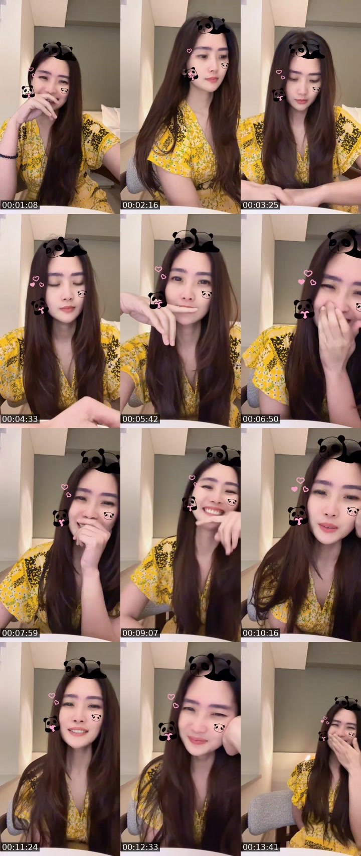 Contact-sheet preview of 🌸Caifu Kawaii🦖[T-REX] 🐺6's MICO Live recording