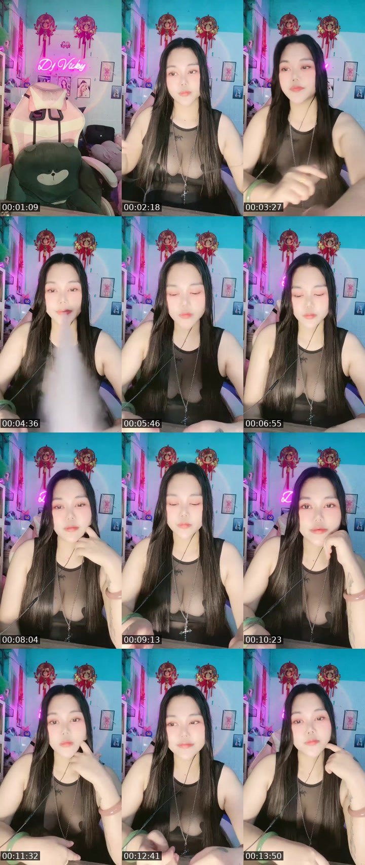 Contact-sheet preview of Vicky's MICO Live recording