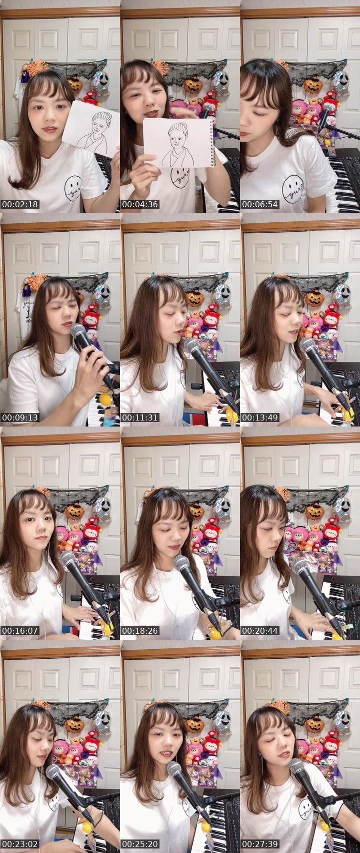 Contact-sheet preview of YURi🧸🎹21:00〜❣️'s MICO Live recording