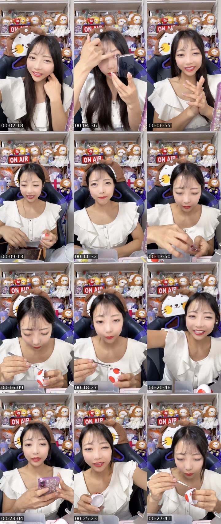 Contact-sheet preview of あいりんちやん。💜 Airin💜's MICO Live recording