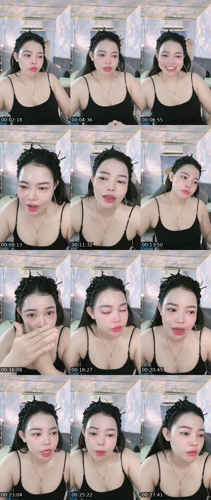 Contact-sheet preview of 🧸HằngBaby⁹⁹🍀ᴮᵋᶫᶫᵅ's MICO Live recording