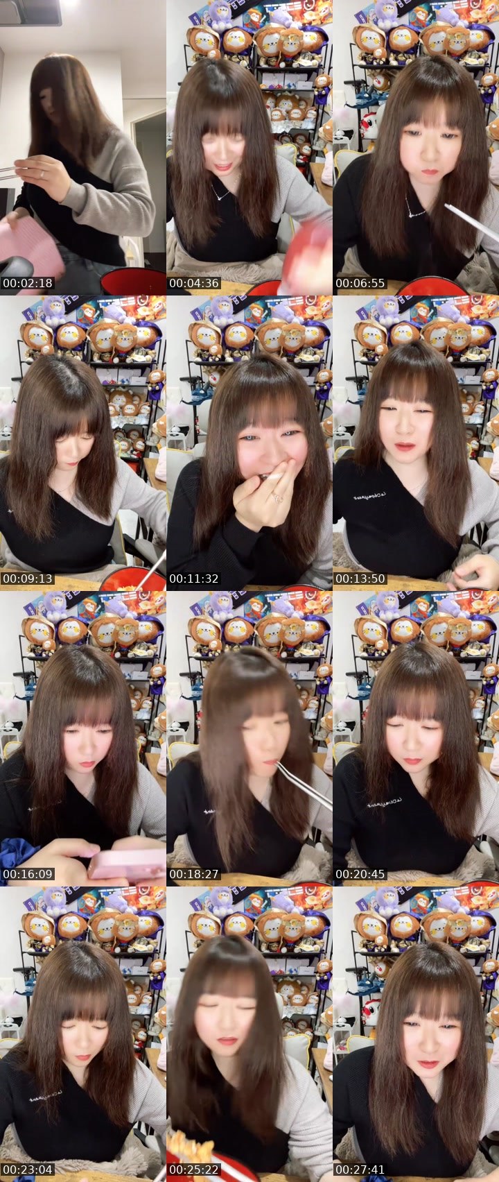 Contact-sheet preview of かすまるうどん🪿🫧's MICO Live recording