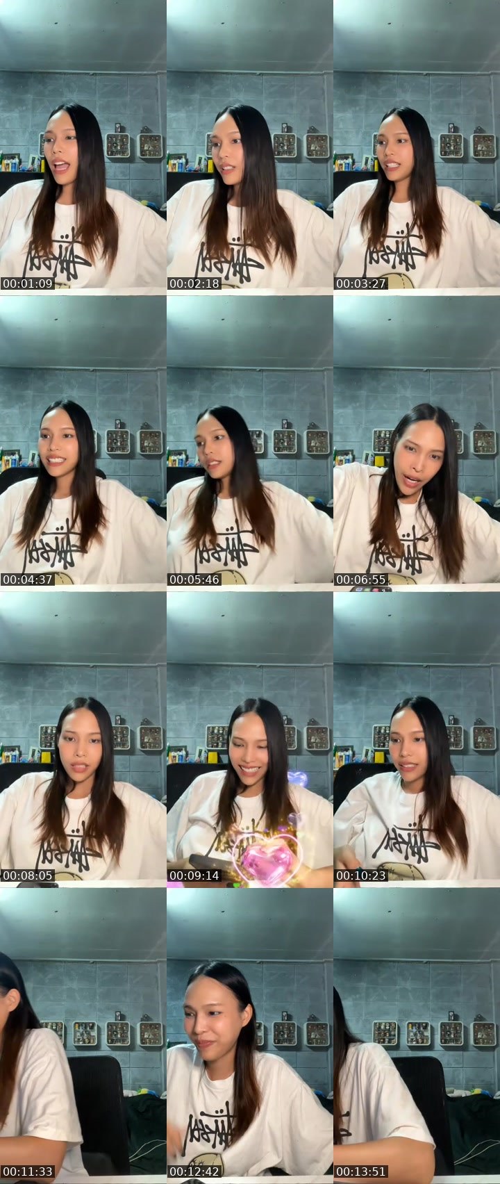 Contact-sheet preview of มิสมิ้นท์🌻 • [BRB New VJ]'s MICO Live recording