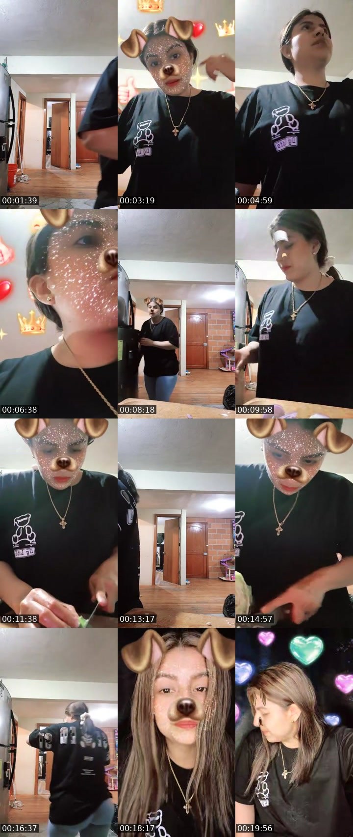 Contact-sheet preview of 👑ͩ🩵Diosa🐱🍄🦊ᴮ🎒's MICO Live recording