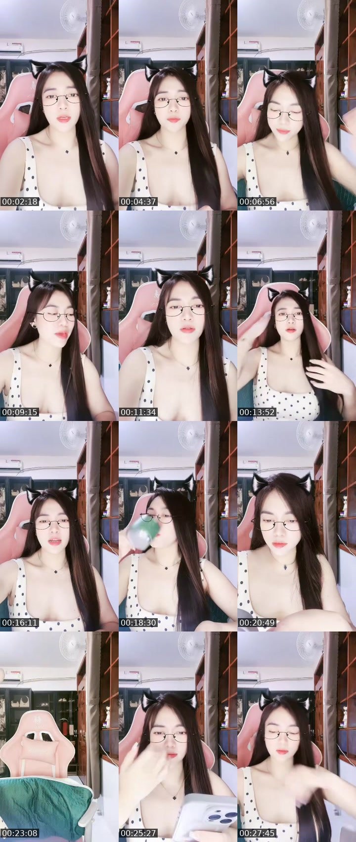 Contact-sheet preview of -32k Zoiii Nè 💕's MICO Live recording