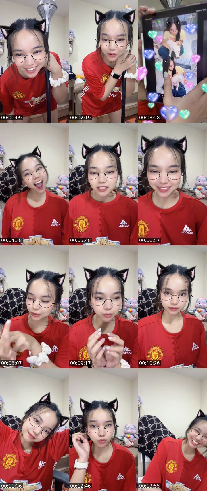 Contact-sheet preview of [🧋]new vj มายอวิ้💖🤏🏻's MICO Live recording