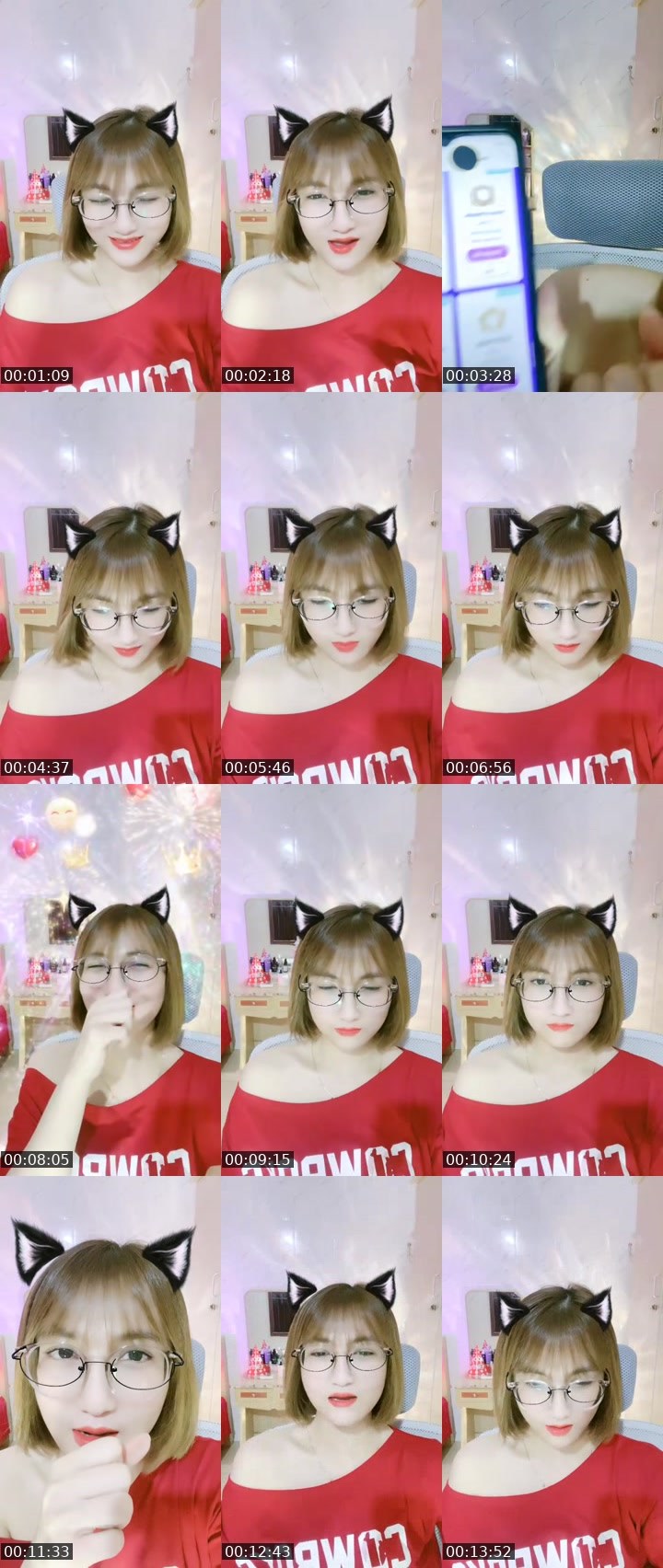 Contact-sheet preview of 🎀 Minh Anh💋's MICO Live recording