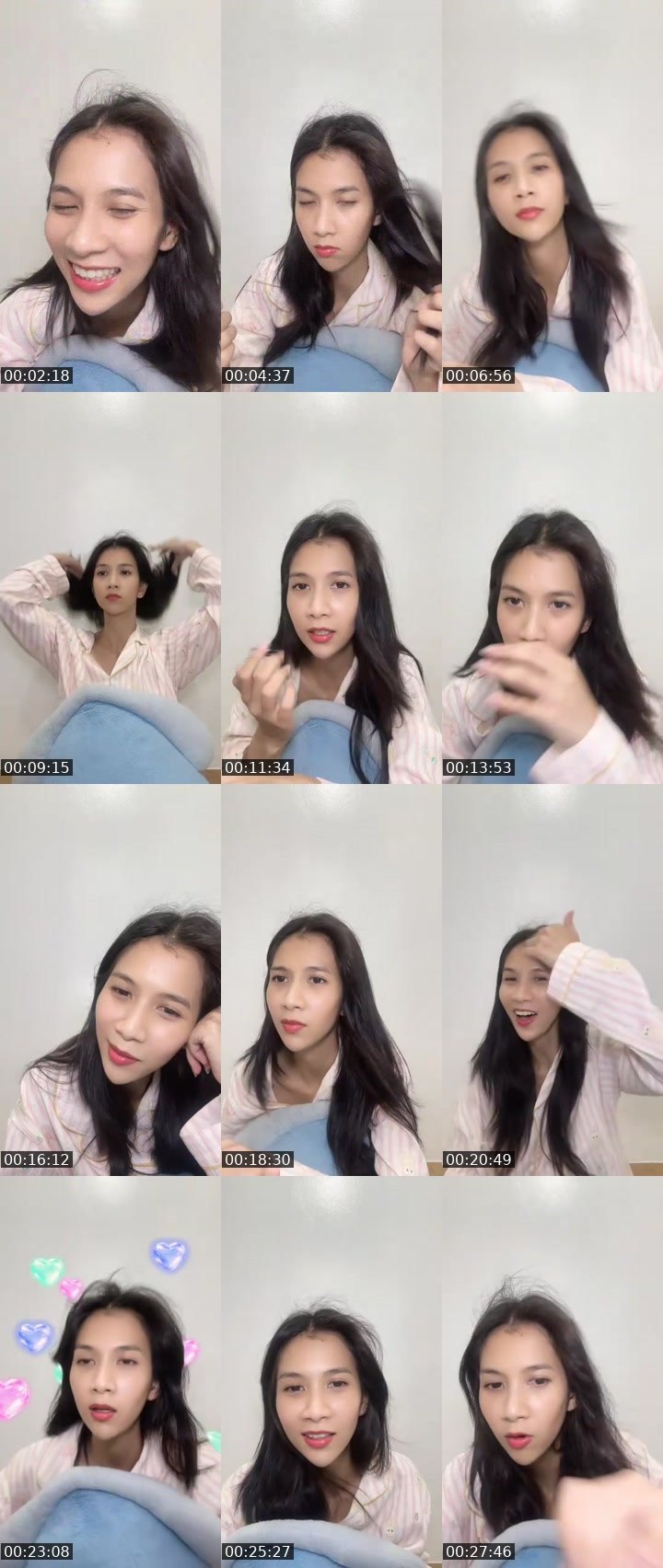 Contact-sheet preview of [🍇] vj. ไอจูนเอง 🥓🧁💖's MICO Live recording
