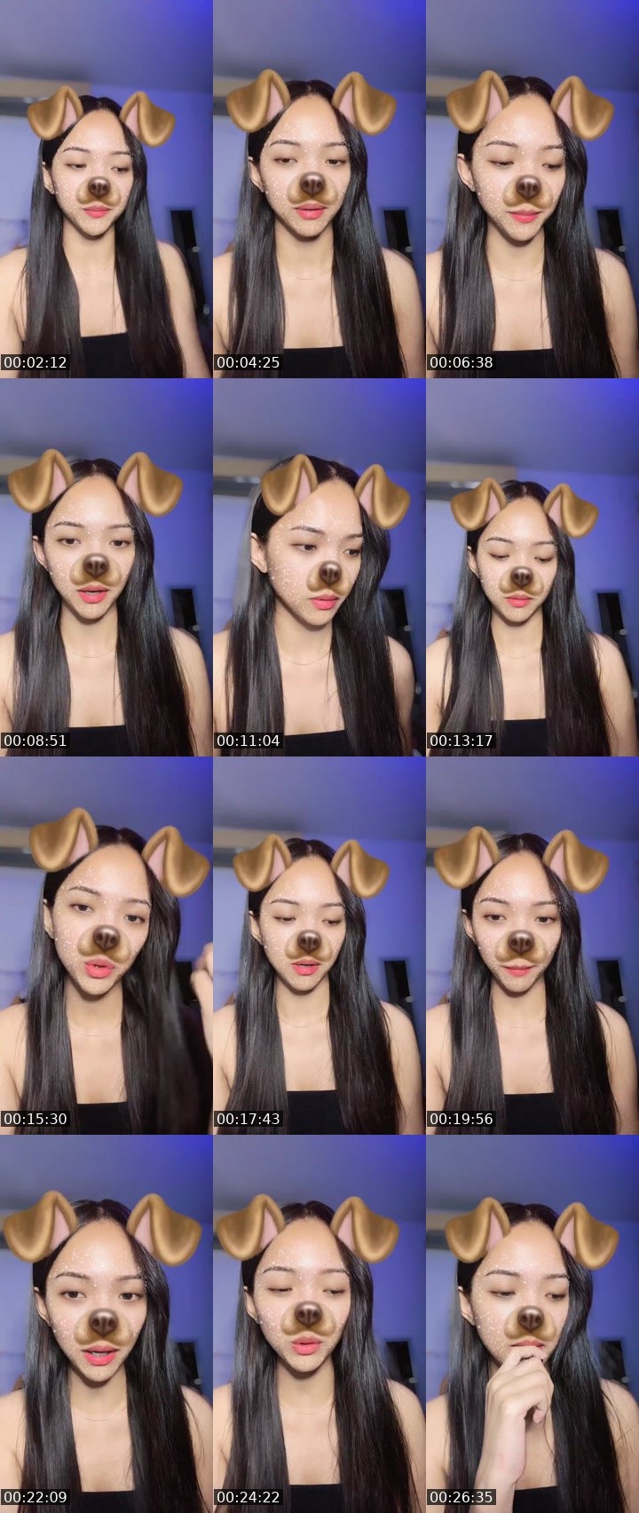 Contact-sheet preview of chelsea's MICO Live recording