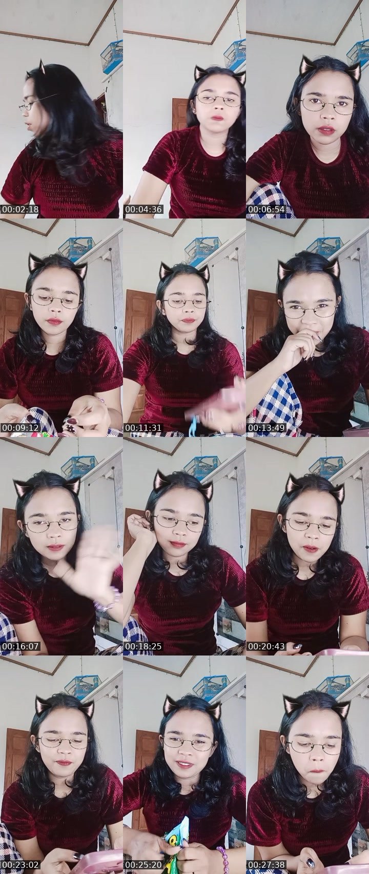 Contact-sheet preview of ᴰᵃʸ💎QueenBby ˢᵏ's MICO Live recording