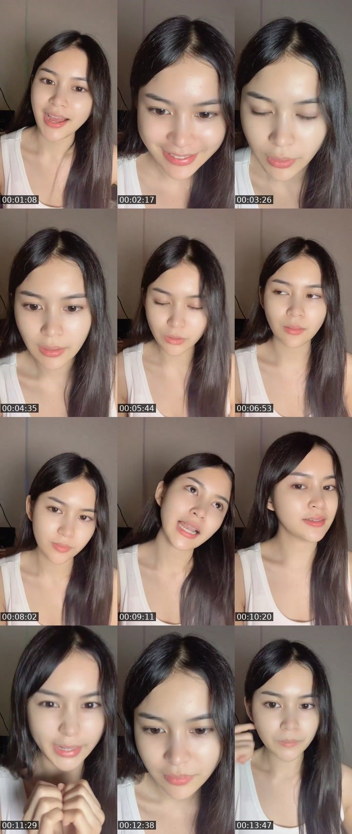 Contact-sheet preview of [🧋] milktea New vj - ploy🐰's MICO Live recording