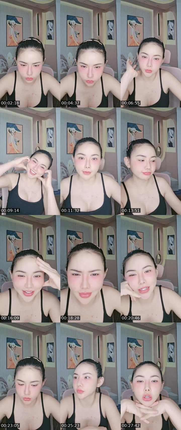 Contact-sheet preview of 🗝️ -36k🫧Bella tây💋's MICO Live recording