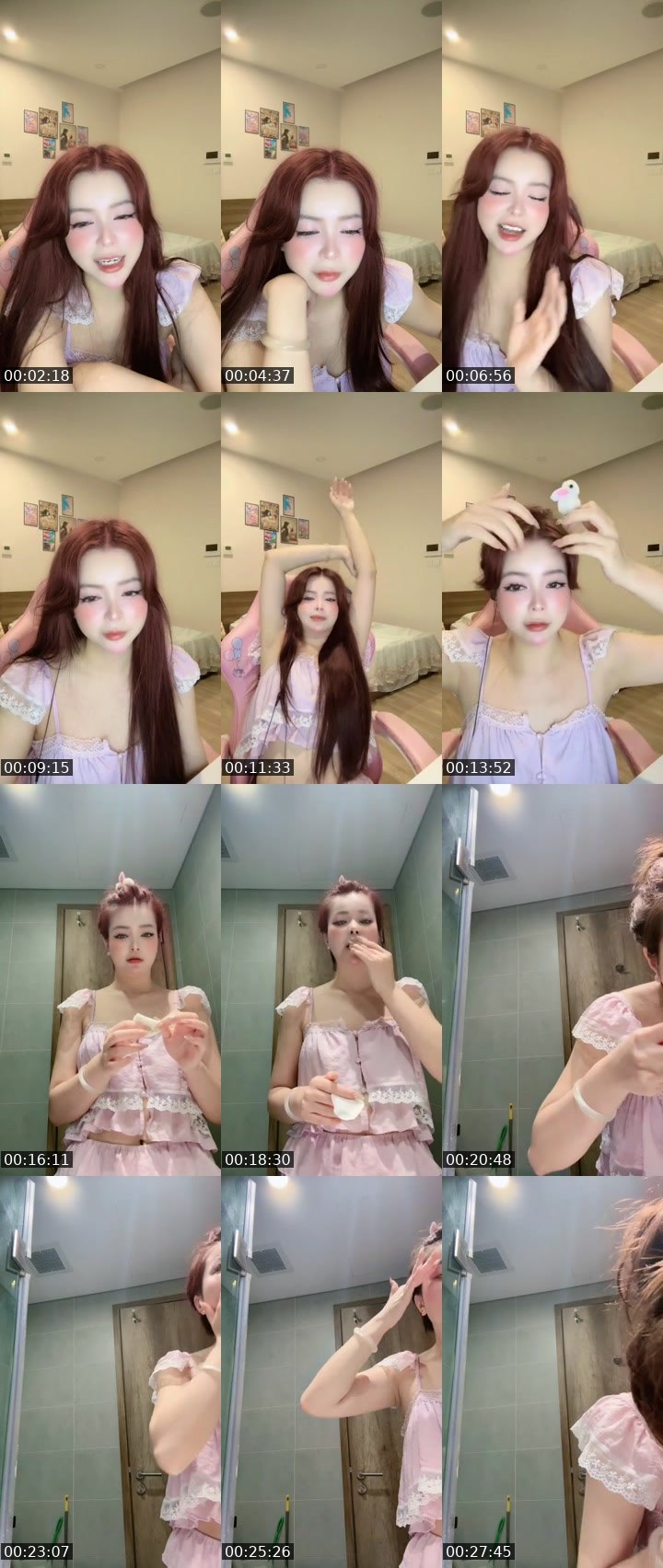 Contact-sheet preview of ㅤ🐮 Nabi🦋🥷💯PKQT 22h❌'s MICO Live recording
