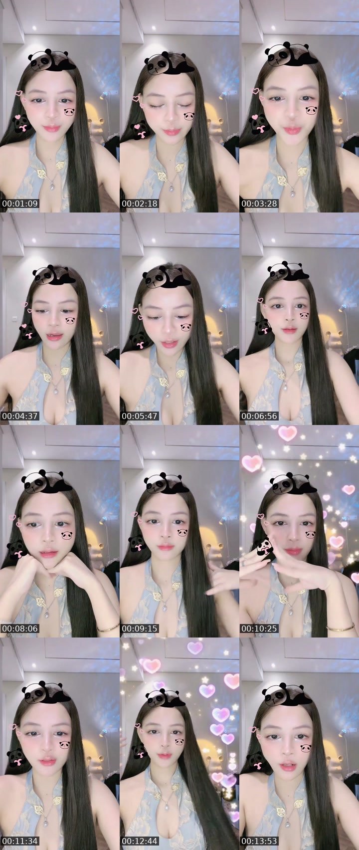 Contact-sheet preview of 🐳𝐂𝐡𝐢𝐧ྀི𝐋𝐢𝐮𝐥𝐢𝐮🩵's MICO Live recording