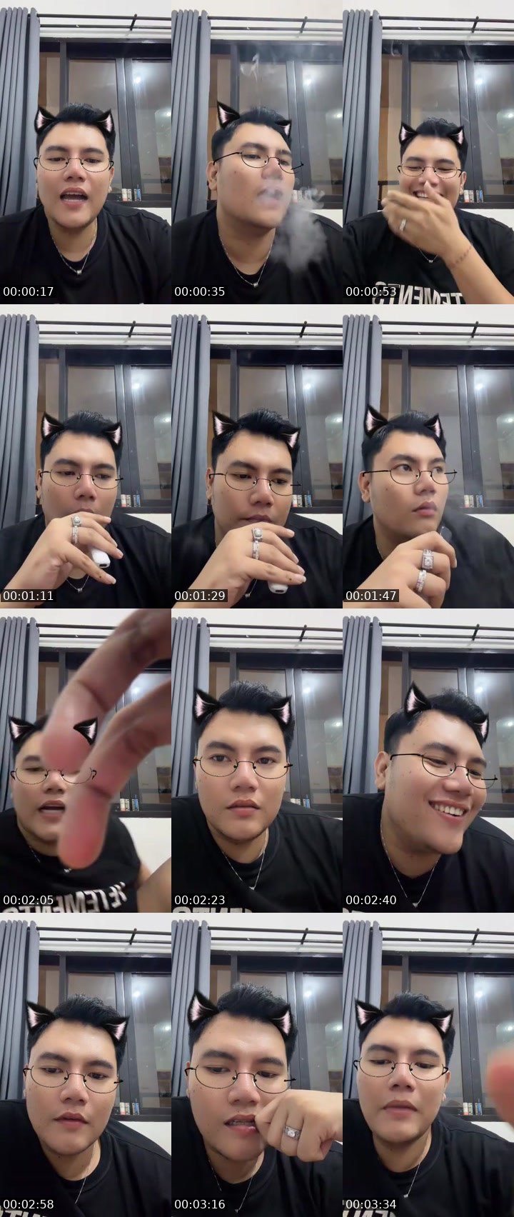 Contact-sheet preview of ♟️💎REN [T-REX]🔖's MICO Live recording
