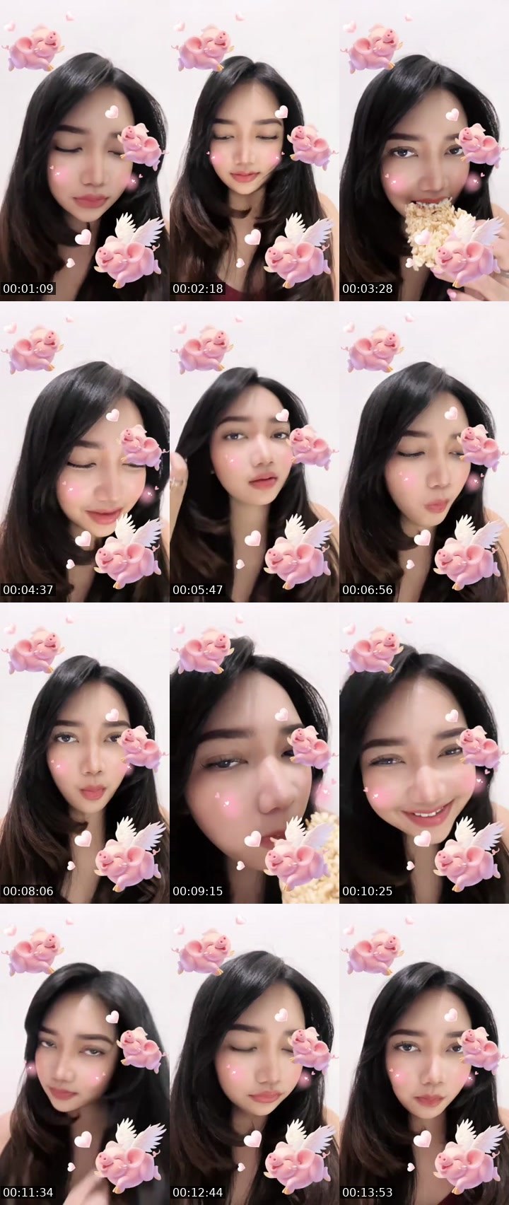 Contact-sheet preview of NVS NINA 🎀's MICO Live recording