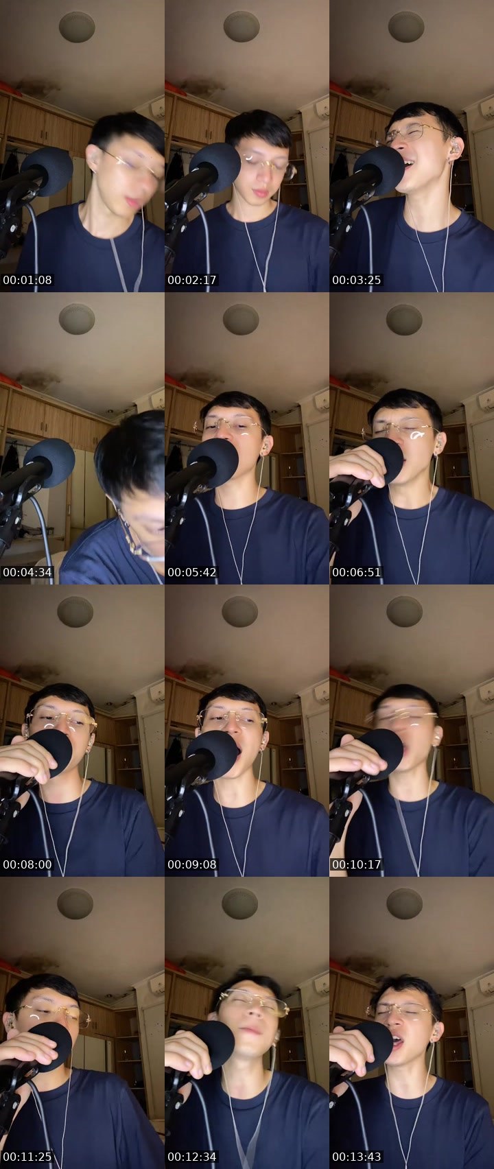 Contact-sheet preview of jaimeᴱᴸᴵᵀᴱ 🎤🏹👶🏻's MICO Live recording