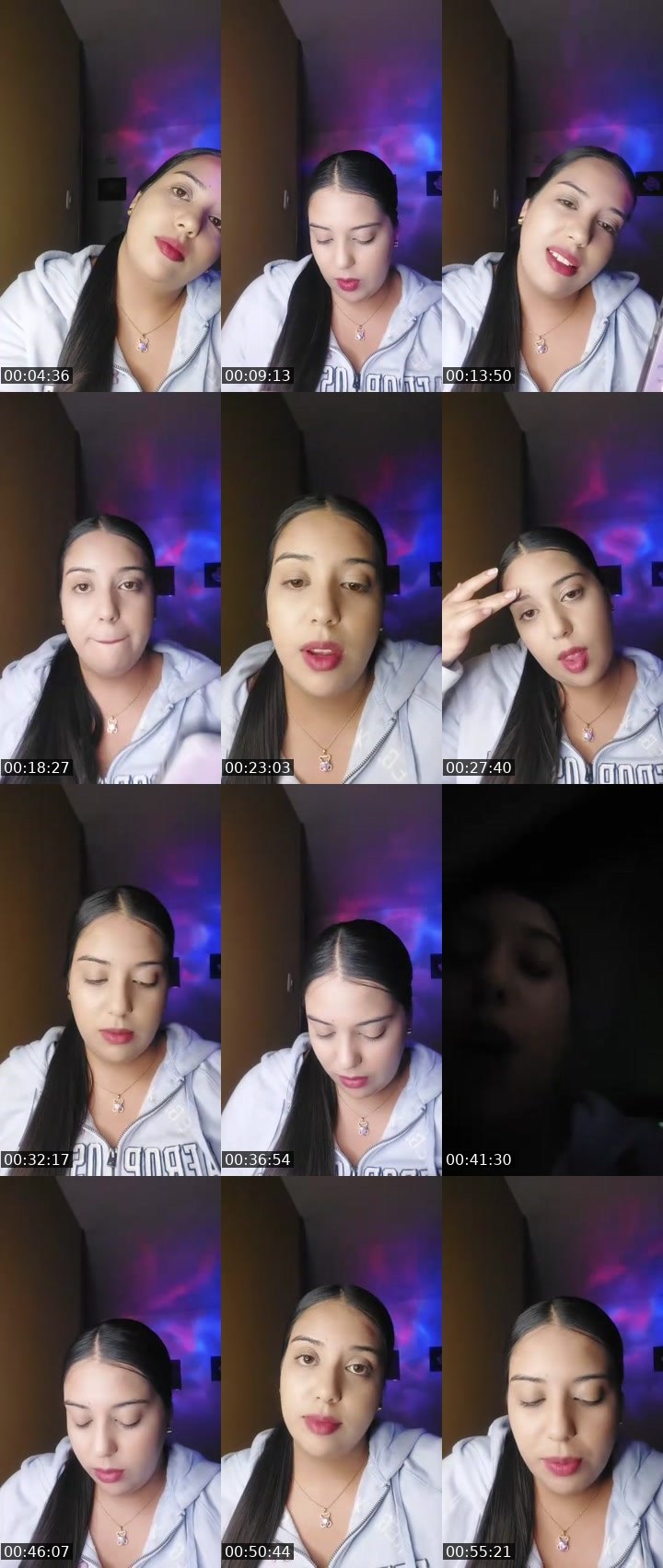 Contact-sheet preview of 🦅🍧𝐆𝐄𝐍𝐄💘🧸's MICO Live recording
