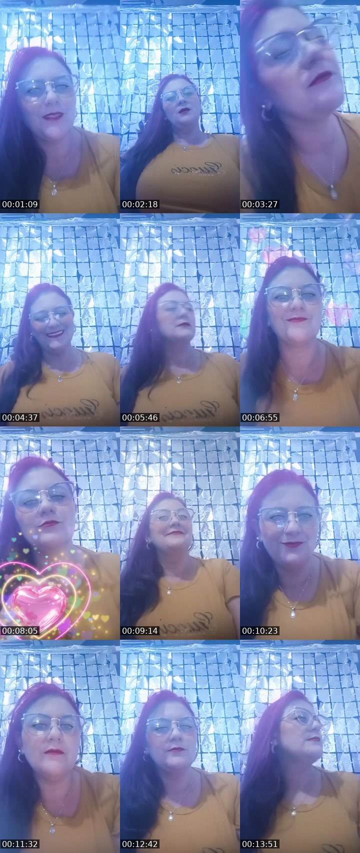 Contact-sheet preview of 💠🦋ᷮCamila🌻's MICO Live recording