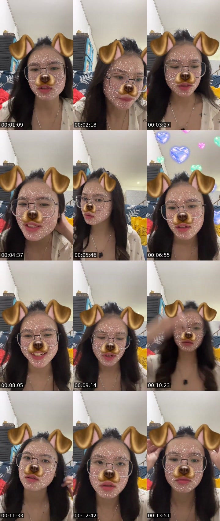 Contact-sheet preview of 🧊nana ᴮᵃˢˢ🐻‍❄️'s MICO Live recording