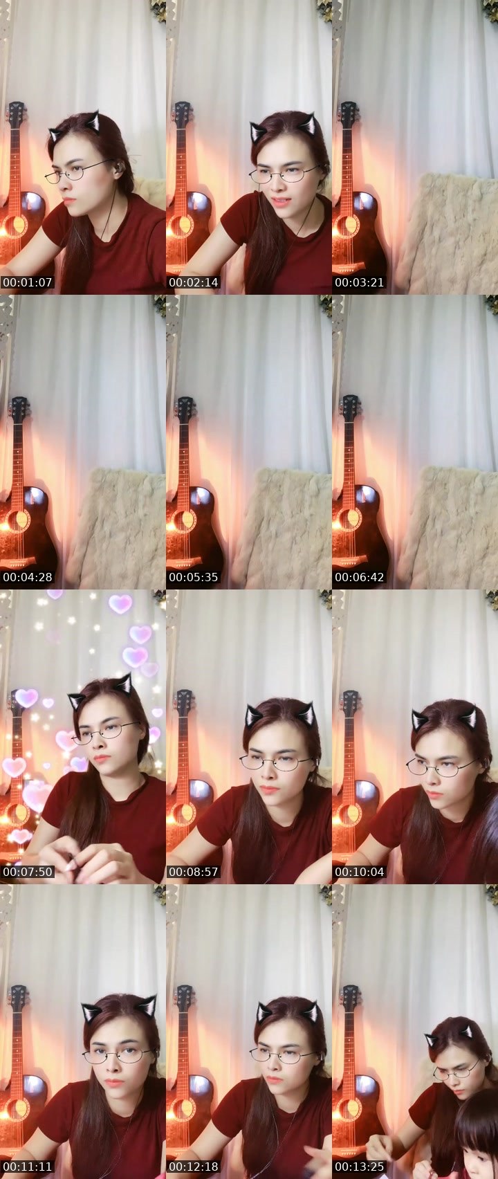 Contact-sheet preview of [🐣]𝐒𝐞𝐫𝐞𝐧𝐚𝐋𝐨𝐯𝐞🎧's MICO Live recording