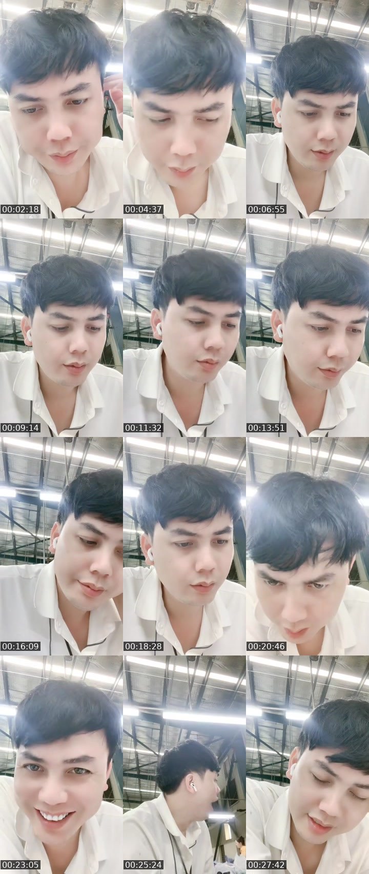Contact-sheet preview of ᶦᵈᵒᶫTÊ MỜ TÊ 🐓 ᴮᵋᶫᶫᵅ's MICO Live recording