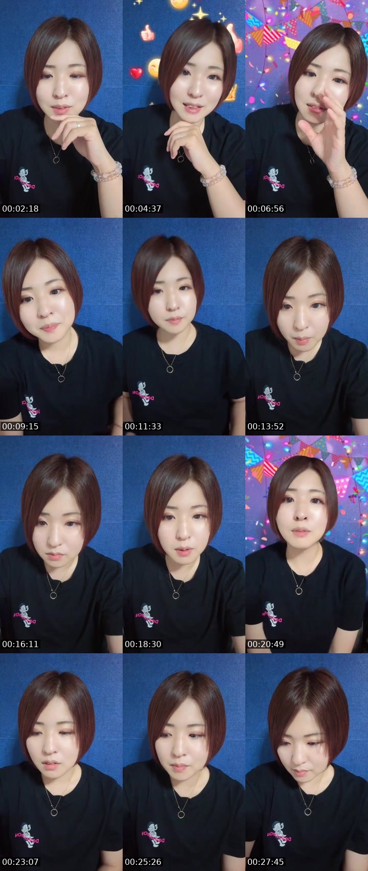 Contact-sheet preview of にっちー🐹🫧's MICO Live recording