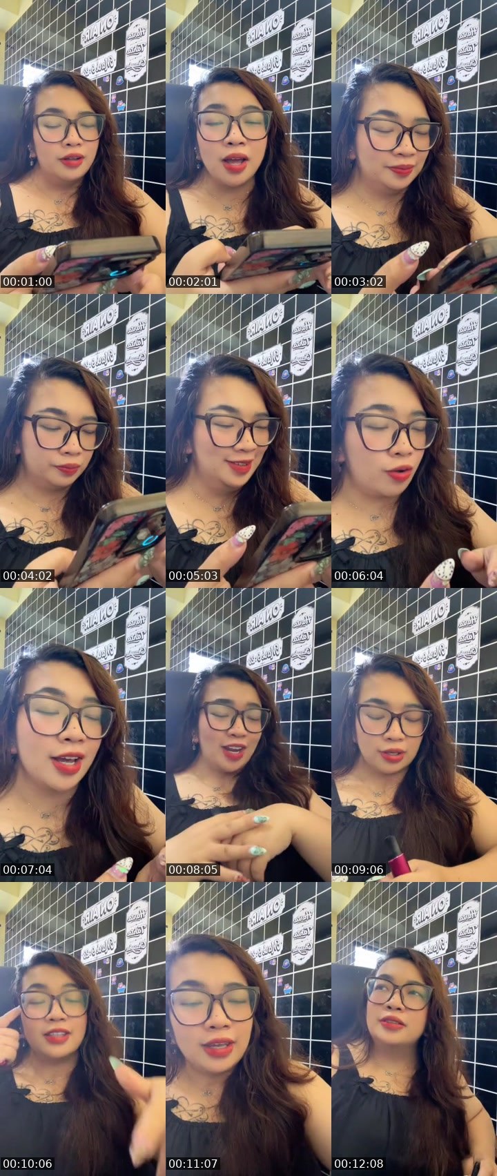 Contact-sheet preview of chacaaa ᴱᴸᴵᵀᴱ 🏹💙's MICO Live recording