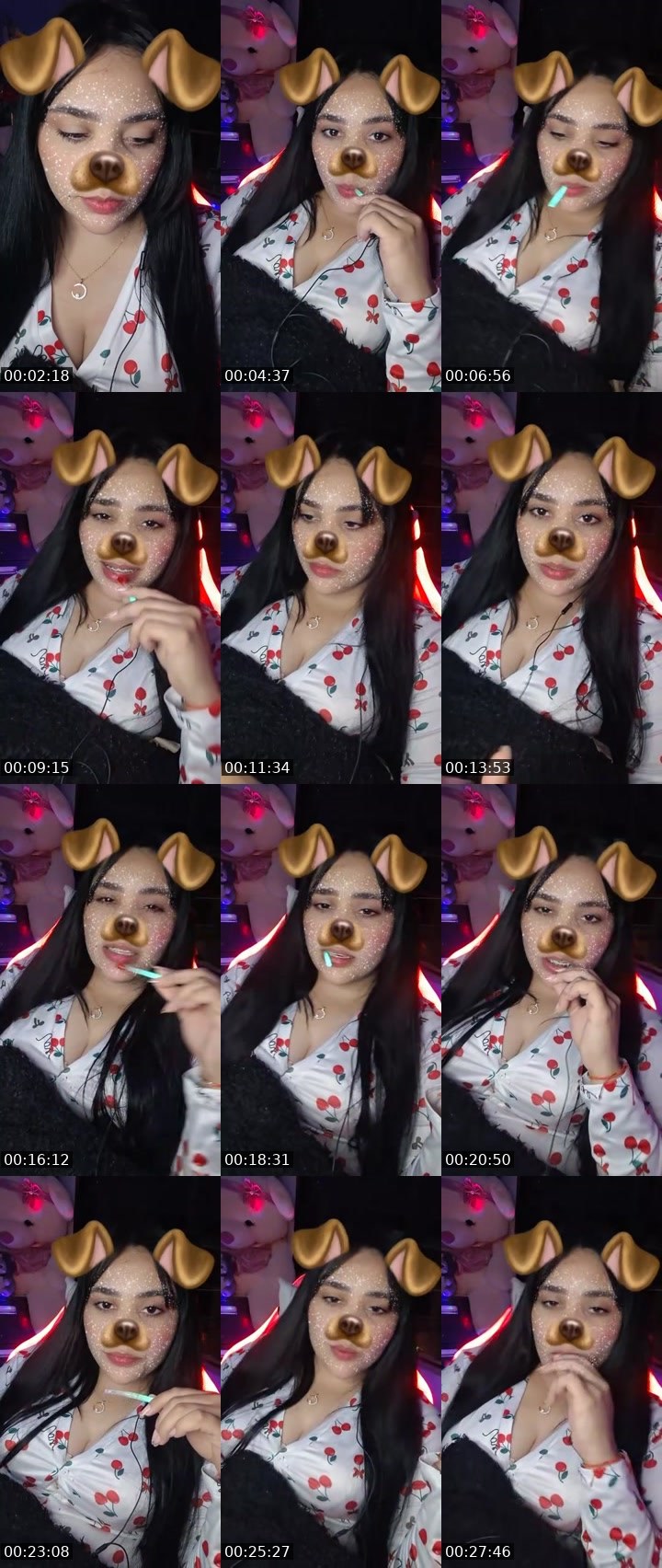 Contact-sheet preview of 𓃠🌙ˢ𝑹ⁱˡᵉʸ☪🖤ᷟ🐥ᵃ😈ᵐ 🐻°🛳️ʳ's MICO Live recording