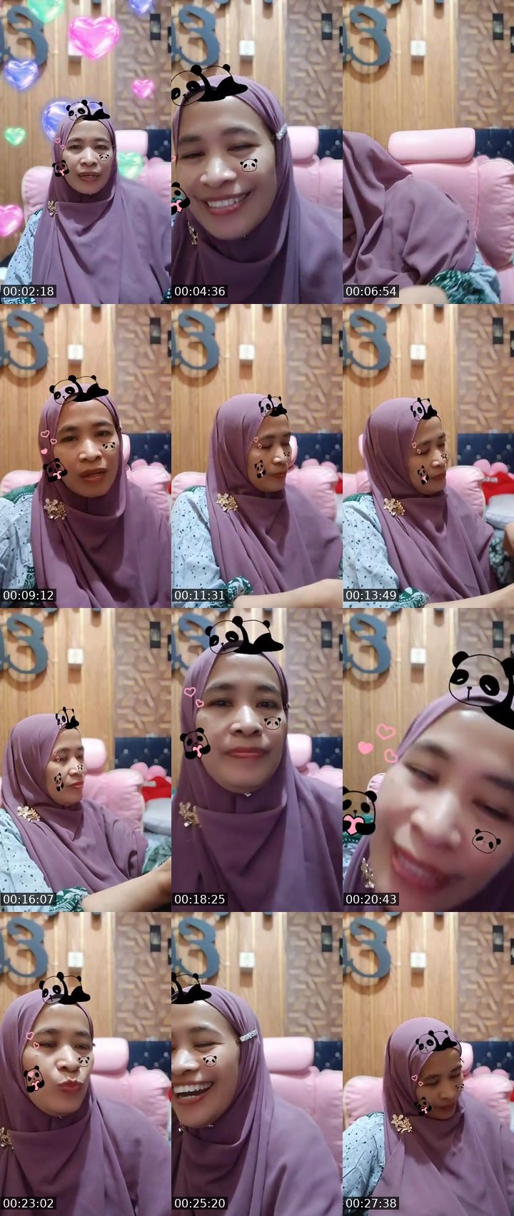 Contact-sheet preview of ༄.° 🥝Ma'Elisᴱᴸᴵᵀᴱ🏹💋👶🏻's MICO Live recording